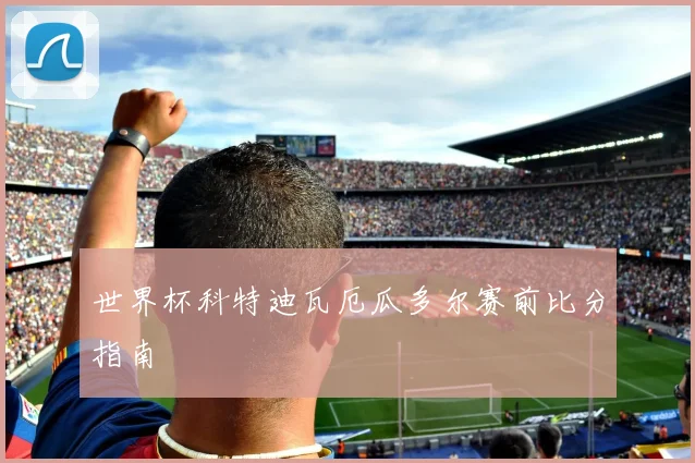 世界杯科特迪瓦厄瓜多尔赛前比分指南